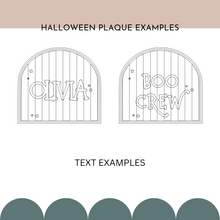 Load image into Gallery viewer, Halloween Trick Or Treat Plaque