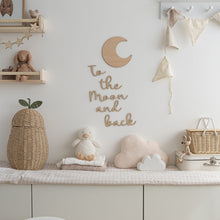 Load image into Gallery viewer, To The Moon and Back Nursery Wall Art