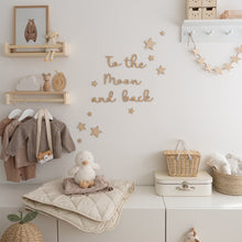 Load image into Gallery viewer, To The Moon and Back Nursery Wall Art