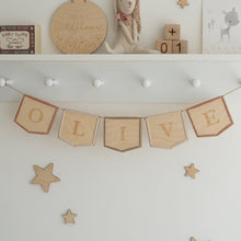 Load image into Gallery viewer, Personalised Wooden Bunting