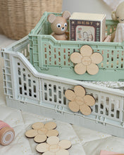 Load image into Gallery viewer, Flower Shape Wooden Storage Labels