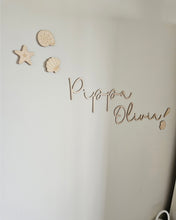 Load image into Gallery viewer, Seashell Wooden Decal Set