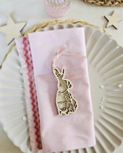 Load image into Gallery viewer, Floral Rabbit Easter Gift Tag