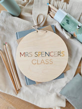 Load image into Gallery viewer, Personalised Teacher Class Room Sign