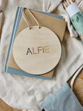 Load image into Gallery viewer, Embroidered Name Banner