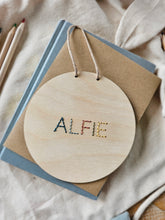 Load image into Gallery viewer, Embroidered Name Banner