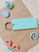 Load image into Gallery viewer, Name Tag Keyring