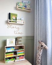 Load image into Gallery viewer, Story Time Wooden Wall Sign Quote