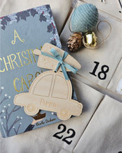 Load image into Gallery viewer, Wooden Christmas Tree & Car Gift Tag