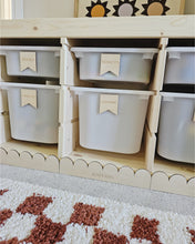 Load image into Gallery viewer, Wooden Scallop Decorative Trims for Toy Storage Unit