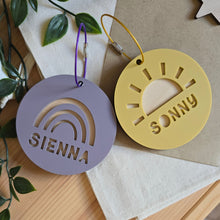 Load image into Gallery viewer, Personalised Sun Bag Tag