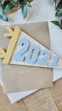 Load image into Gallery viewer, Custom Year Pennant Flag