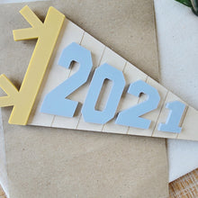Load image into Gallery viewer, Custom Year Pennant Flag