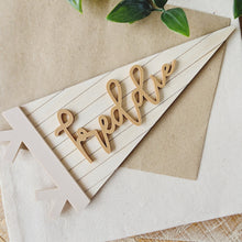 Load image into Gallery viewer, Personalised Stripe Pennant Sign