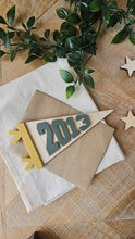Load image into Gallery viewer, Custom Year Pennant Flag