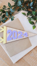 Load image into Gallery viewer, Custom Year Pennant Flag