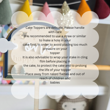Load image into Gallery viewer, One Happy Camper Cake Topper