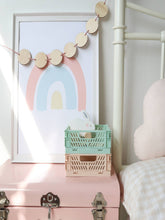 Load image into Gallery viewer, Wooden Circle Bunting Child's Bedroom Decoration
