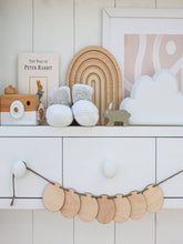 Load image into Gallery viewer, Wooden Circle Garland Nursery Decoration
