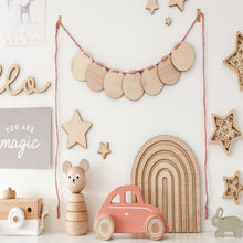 Load image into Gallery viewer, Wooden Circle Garland Nursery Decoration