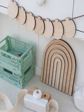 Load image into Gallery viewer, Wooden Circle Garland Nursery Decoration