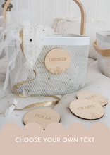 Load image into Gallery viewer, Floral Wooden Storage Labels