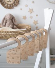 Load image into Gallery viewer, Wooden Baby Hanger Set