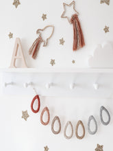 Load image into Gallery viewer, Macrame Raindrop Garland