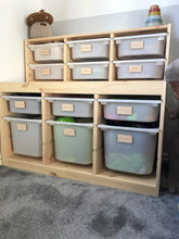 Load image into Gallery viewer, Toy Storage Labels - Leaf Design