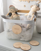 Load image into Gallery viewer, Floral Wooden Storage Labels