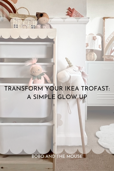 Transform Your IKEA Trofast: A Simple Glow Up with Custom Molding and Labels