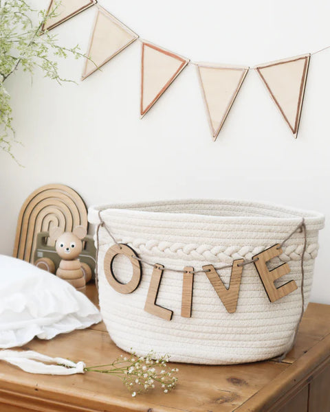Wooden Flag Bunting