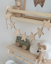 Load image into Gallery viewer, Wooden Star Bunting
