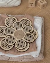 Load image into Gallery viewer, Rattan Flower Wall Art
