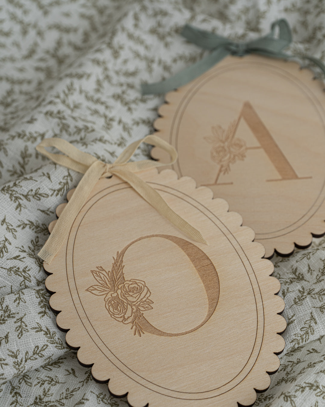 Floral Letter Plaque