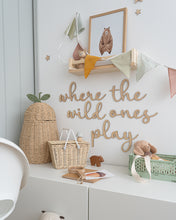 Load image into Gallery viewer, Where The Wild Ones Play Wooden Wall Sign
