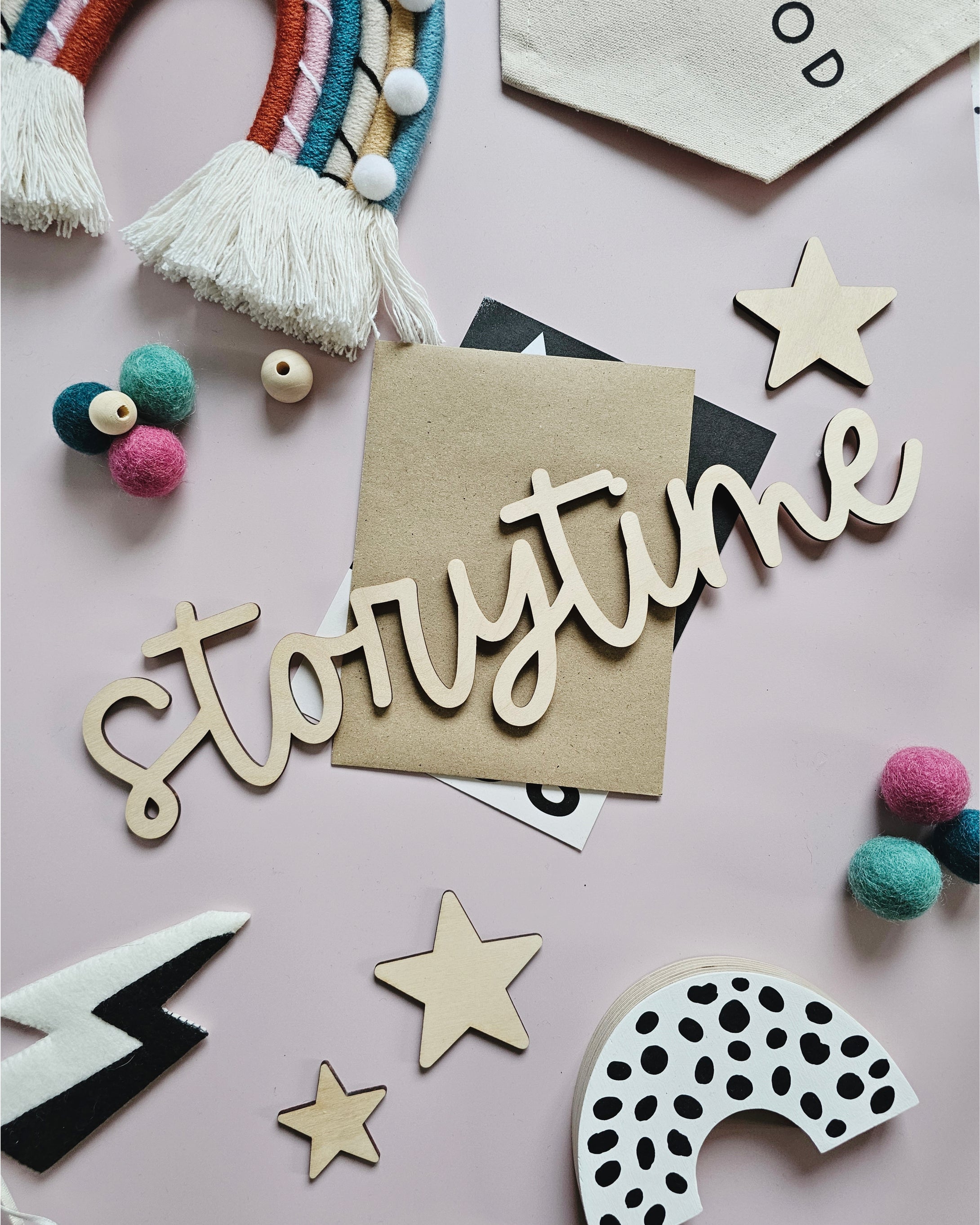 Storytime Wooden Wall Sign
