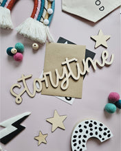 Load image into Gallery viewer, Storytime Wooden Wall Sign
