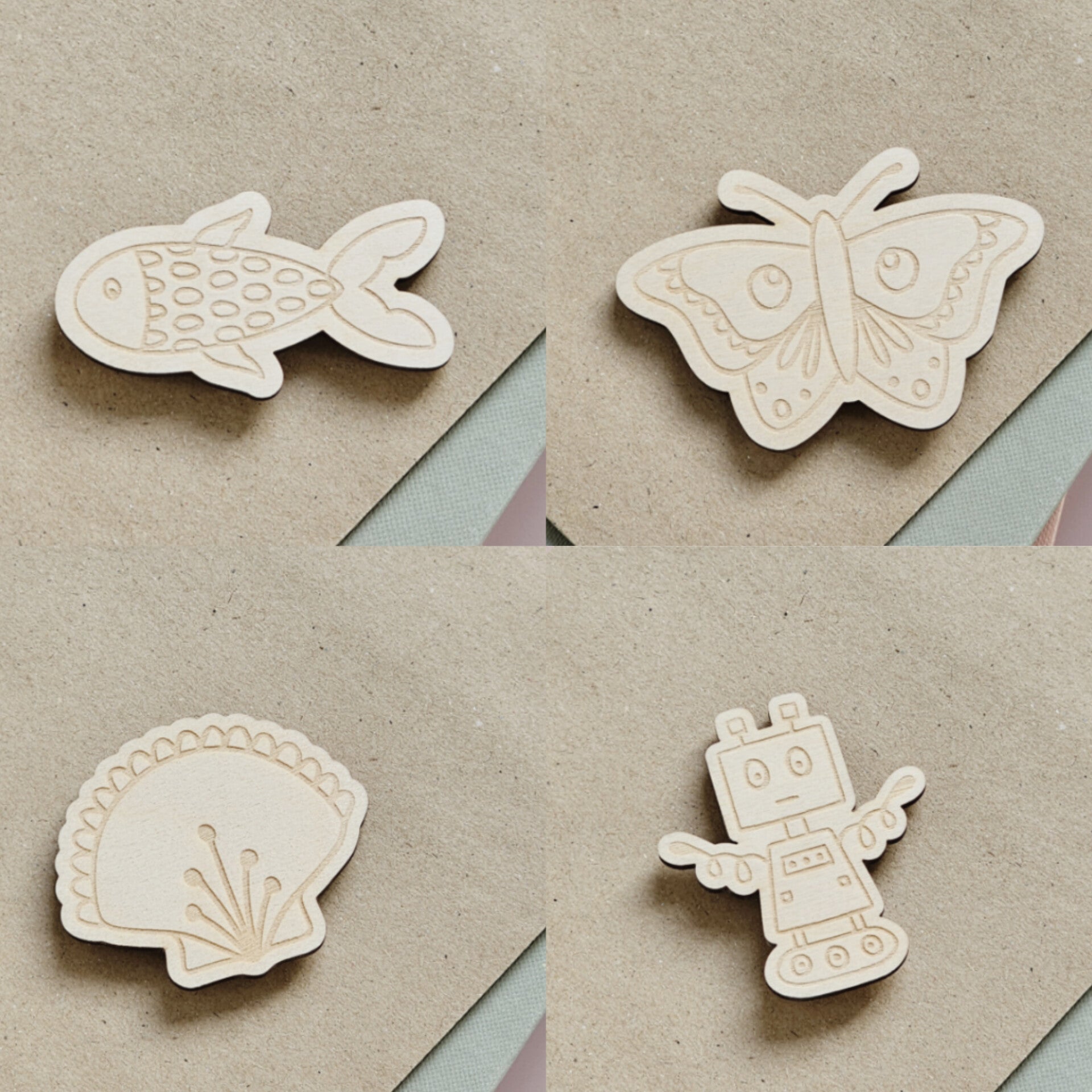 Kids Wooden Wall Hooks