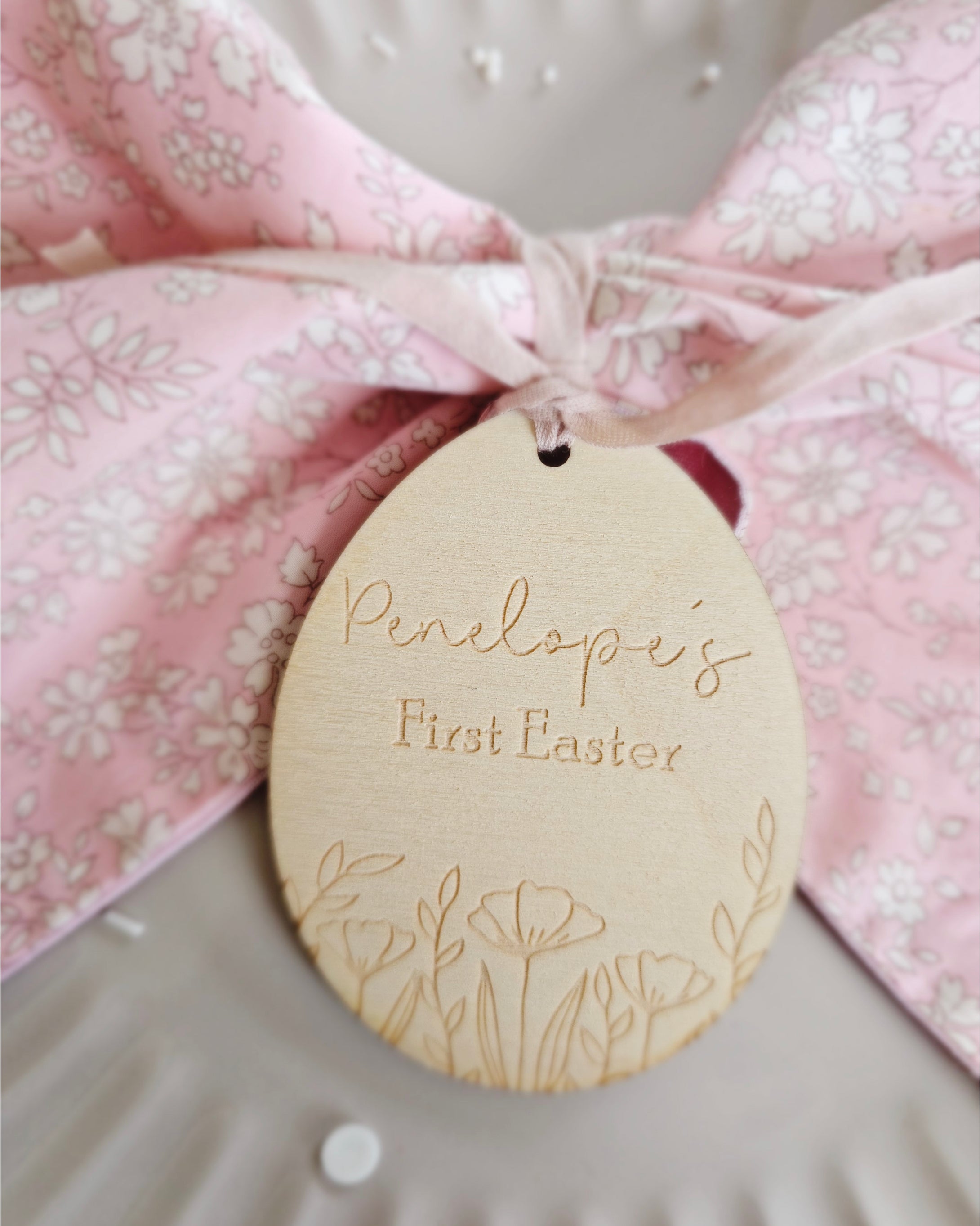 Babies First Easter Personalised Gift Tag