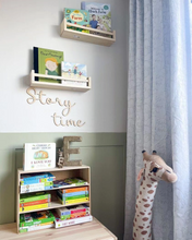 Load image into Gallery viewer, Story Time Wooden Wall Sign Quote
