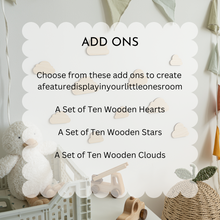 Load image into Gallery viewer, Dream Big Little One Wooden Nursery Wall Sign
