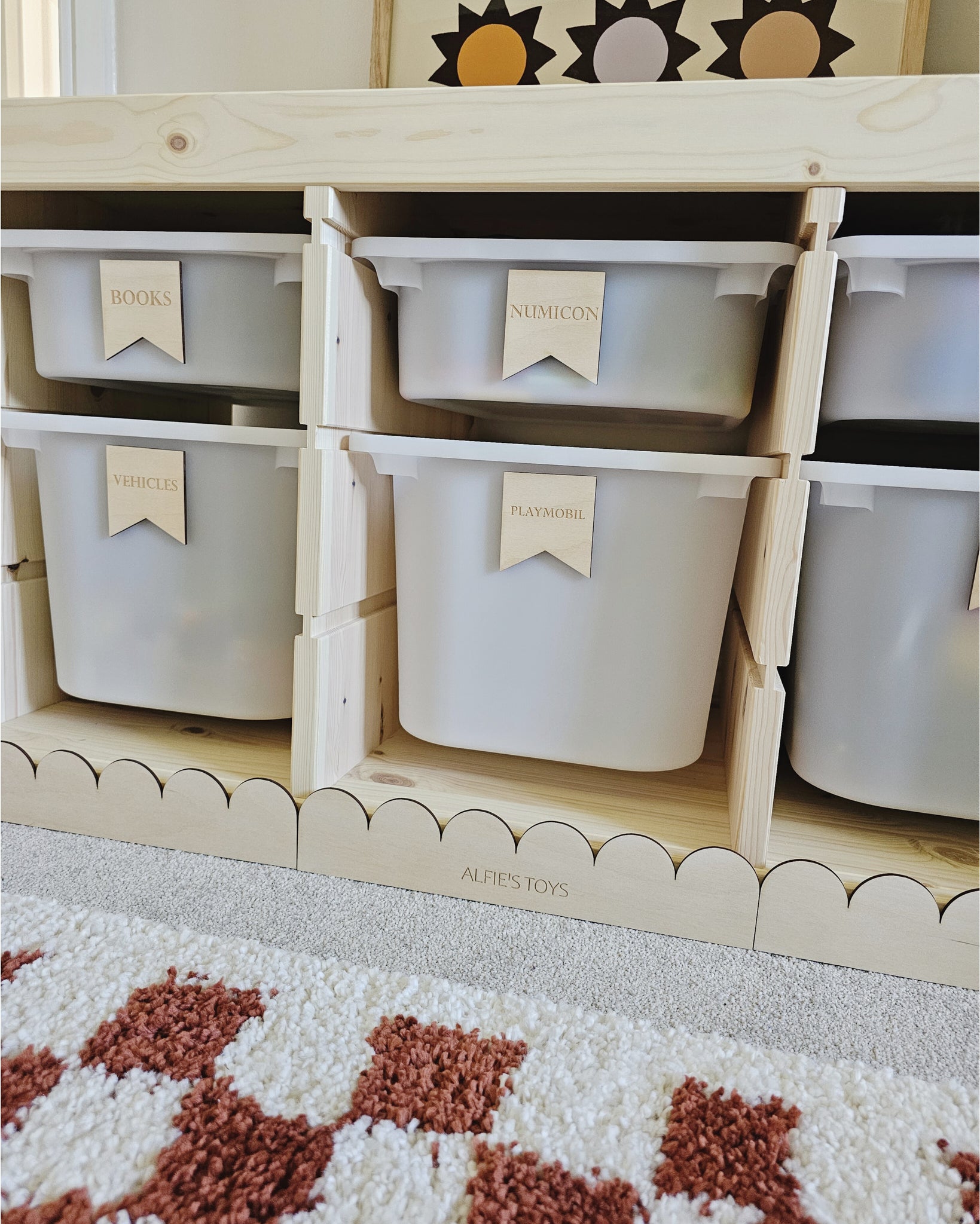 Decorative shop toy storage