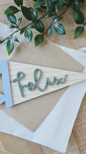 Load image into Gallery viewer, Personalised Stripe Pennant Sign
