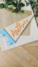 Load image into Gallery viewer, Personalised Stripe Pennant Sign
