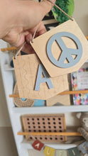 Load image into Gallery viewer, Mini Peace Sign Banner
