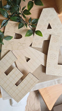 Load image into Gallery viewer, Dino Print Wooden Letter
