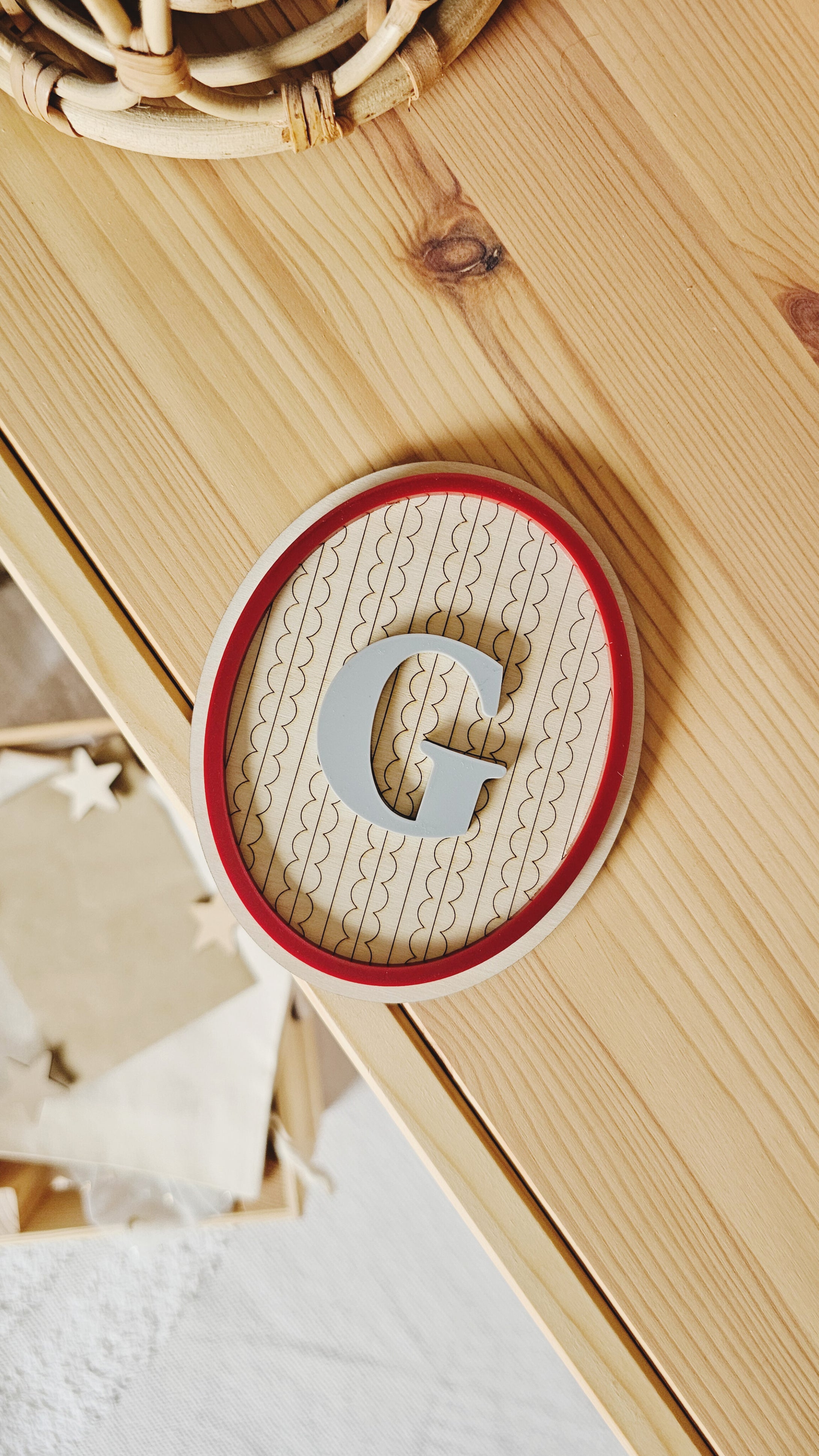 Nursery Monogram Plaque