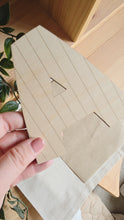 Load image into Gallery viewer, Striped Wooden Letter

