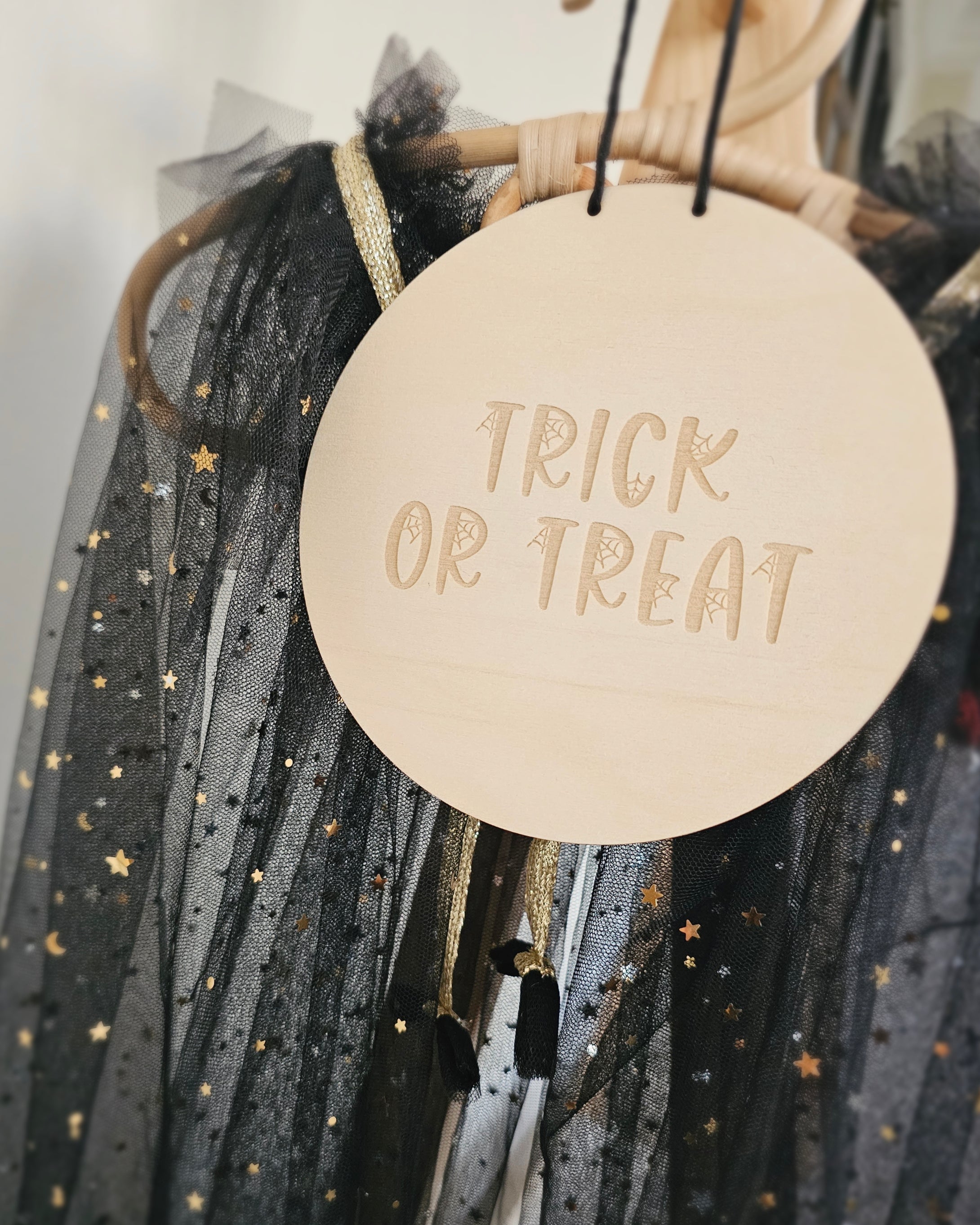 Trick or Treat Halloween Banner | Wooden Banner